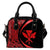 Kanaka Hawaii Map Red Shoulder Handbag One Size Red - Polynesian Pride
