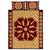 Hawaiian Quilt Pattern Flower Lovely Quilt Bed Set Gold - Polynesian Pride