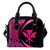 Kanaka Hawaii Map Pink Shoulder Handbag One Size Pink - Polynesian Pride