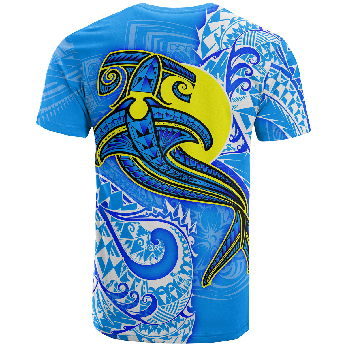 Palau Polynesian T shirt Palau Flag with Polynesian Tattoo - Polynesian Pride