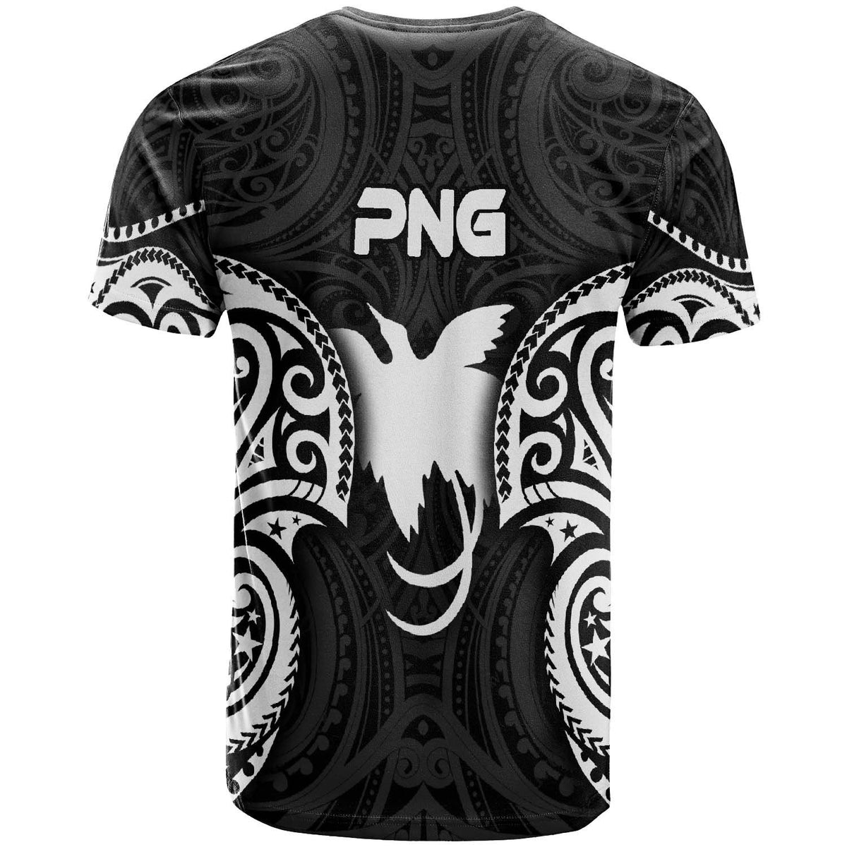 Papua New Guinea Polynesian T Shirt PNG Spirit White - Polynesian Pride