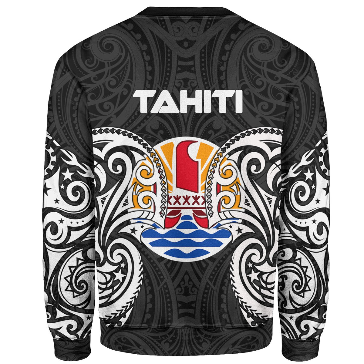 Tahiti Polynesian Sweater - Spirit Style White - Polynesian Pride
