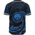 Federated States Of Micronesia Polynesian Baseball Shirt - Blue Tribal Wave - Polynesian Pride
