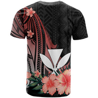 Kanaka Maoli T Shirt Red Polynesian Hibiscus Pattern Style - Polynesian Pride