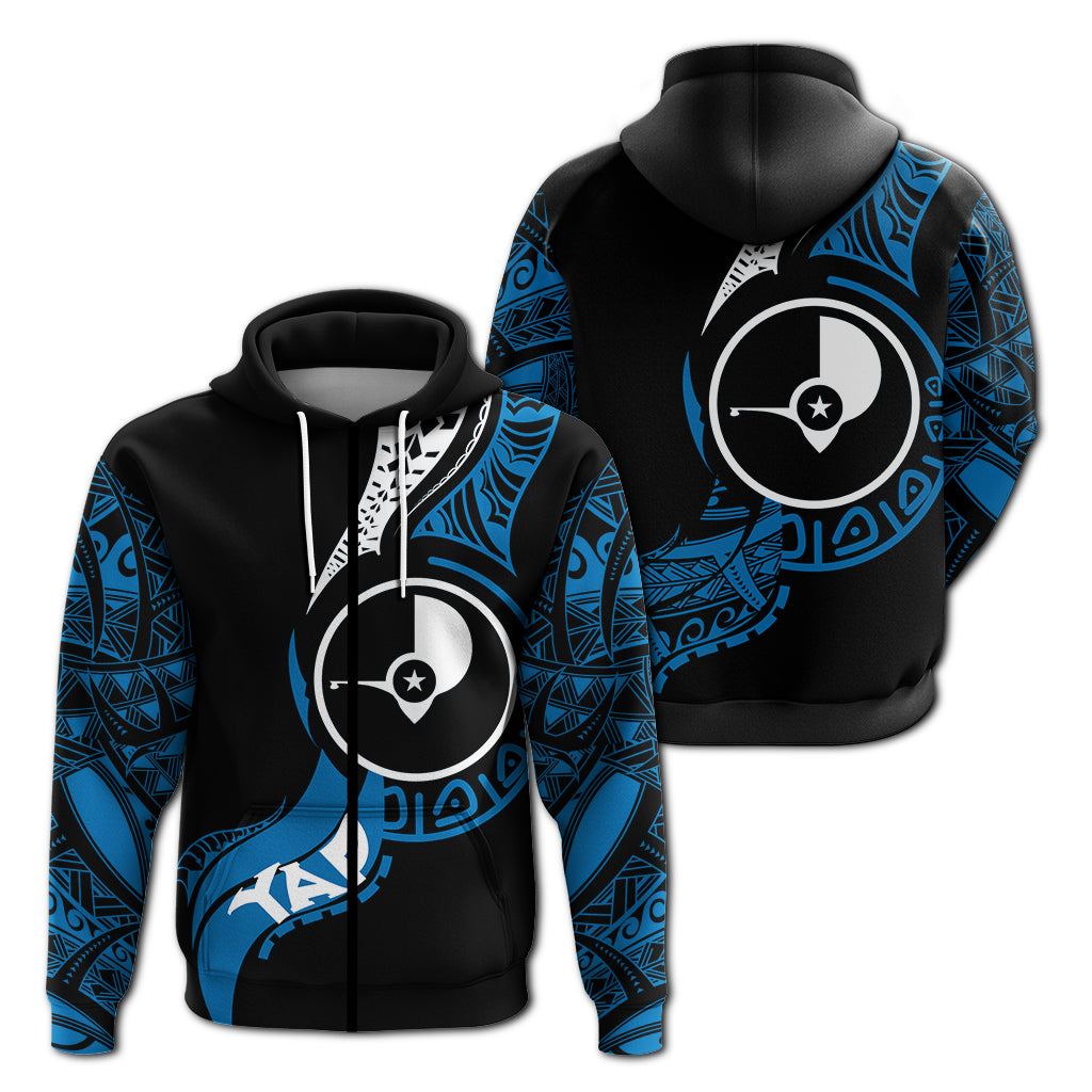 Yap Zip up Hoodie Micronesia Pride LT12 Unisex Black - Polynesian Pride
