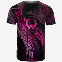 Pohnpei Polynesian T Shirt Pohnpei Legend Pink Version - Polynesian Pride