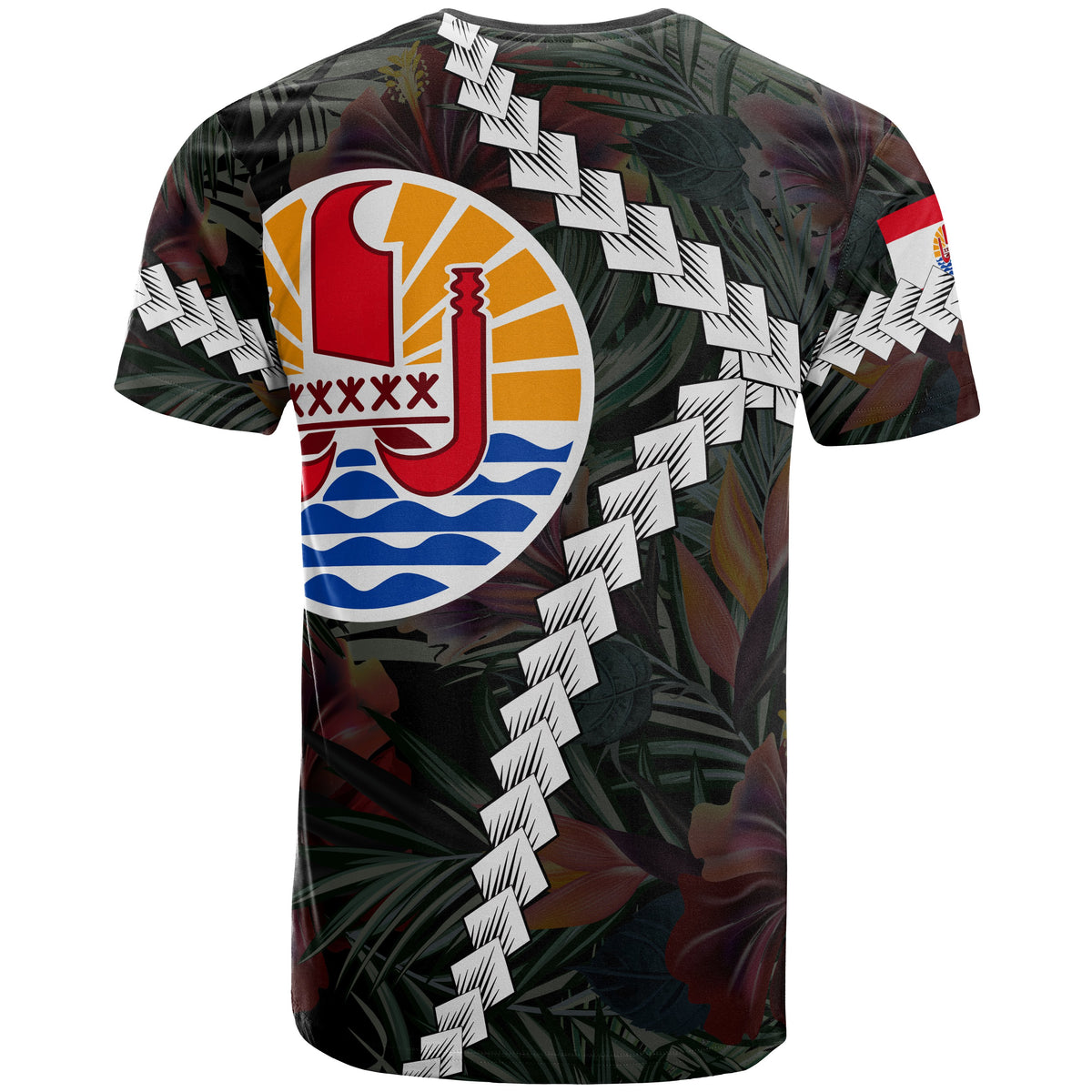Tahiti Polynesian T Shirt Chain Polynesian - Polynesian Pride