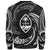 Guam Polynesian Custom Personalised Sweater - White Tribal Wave - Polynesian Pride