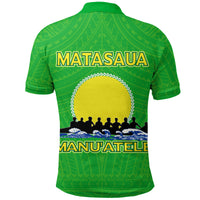 American Samoa Polo Shirt Matasaua Manua Pride LT12 - Polynesian Pride