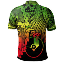 Yap Micronesia Custom Polo Tribal Wave Tattoo Reggae - Polynesian Pride