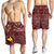 Papua New Guinea Men's Short - Flag With Polynesian Patterns (Red) - Polynesian Pride
