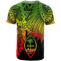 Guam Polynesian Custom T Shirt Tribal Wave Tattoo Reggae - Polynesian Pride