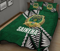 Tonga Saineha High School Tongan Patterns Quilt Bed Set - LT12 - Polynesian Pride