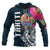 Tahiti Zip up Hoodie Tahiti Summer Vibes Unisex Blue - Polynesian Pride