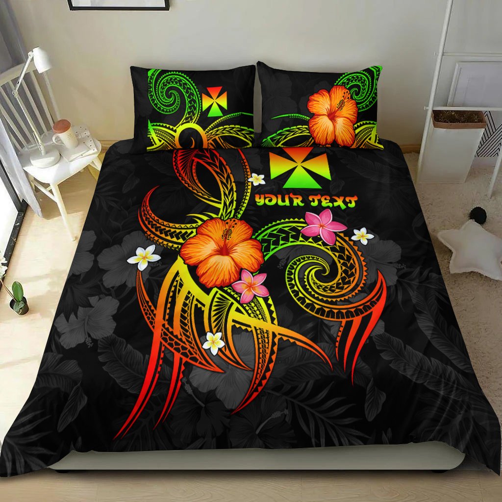Wallis and Futuna Polynesian Personalised Bedding Set - Legend of Wallis and Futuna (Reggae) Reggae - Polynesian Pride