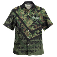 Guam Short Sleeve Shirt - Custom Guam Camo Deluxe Polynesian Tattoo - Polynesian Pride