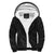 Kanaka Sherpa Hoodie - Frida Style - Gray Black - Polynesian Pride
