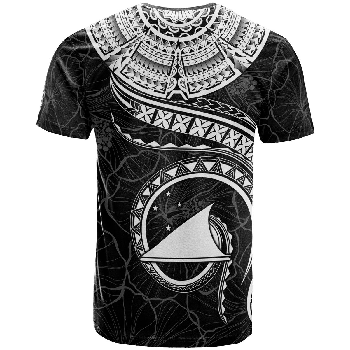Tokelau Polynesian T Shirt Tokelau Waves (White) - Polynesian Pride