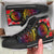 American Samoa High Top Shoes - Tropical Hippie Style - Polynesian Pride