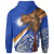 Marshall Islands Polynesian Zip up Hoodie Palm Tree - Polynesian Pride