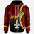 Papua New Guinea Madang Province Polynesian Zip Hoodie Tribal Wave Tattoo Unisex Red - Polynesian Pride