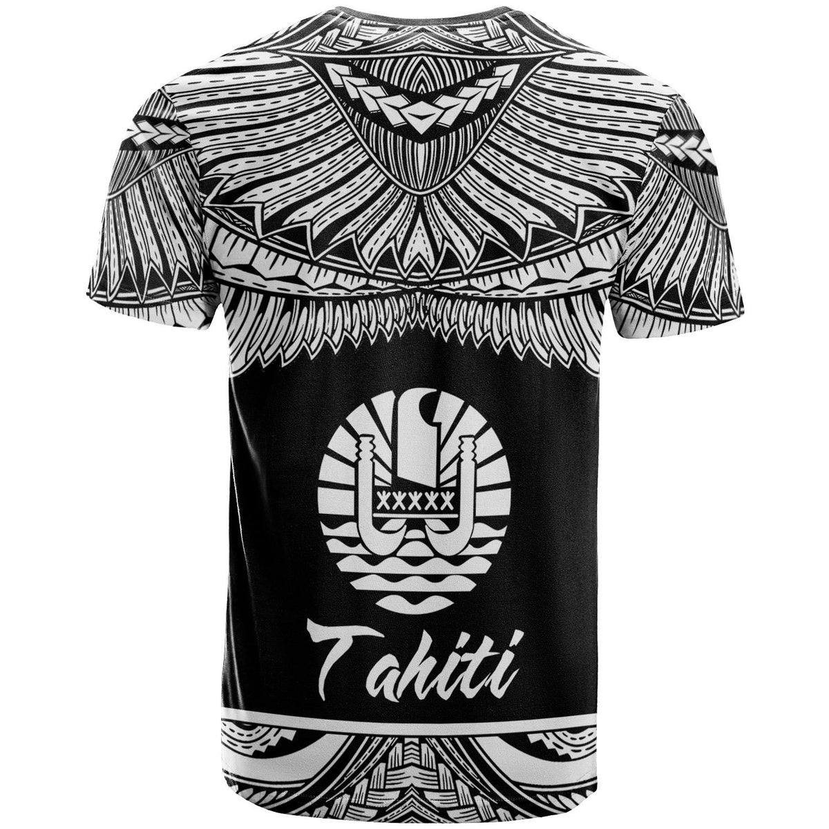 Tahiti Polynesian T Shirt Tahitian Pride White Version - Polynesian Pride