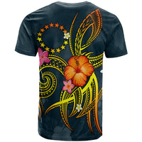 Cook Islands Polynesian T Shirt Legend of Cook Islands (Blue) - Polynesian Pride