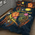 Nauru Polynesian Personalised Quilt Bed Set - Legend of Nauru (Blue) Blue - Polynesian Pride
