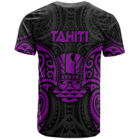 Tahiti Polynesian T Shirt Tahitian Spirit Purple - Polynesian Pride