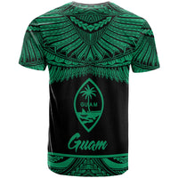 Guam Polynesian T Shirt Guam Pride Green Version - Polynesian Pride
