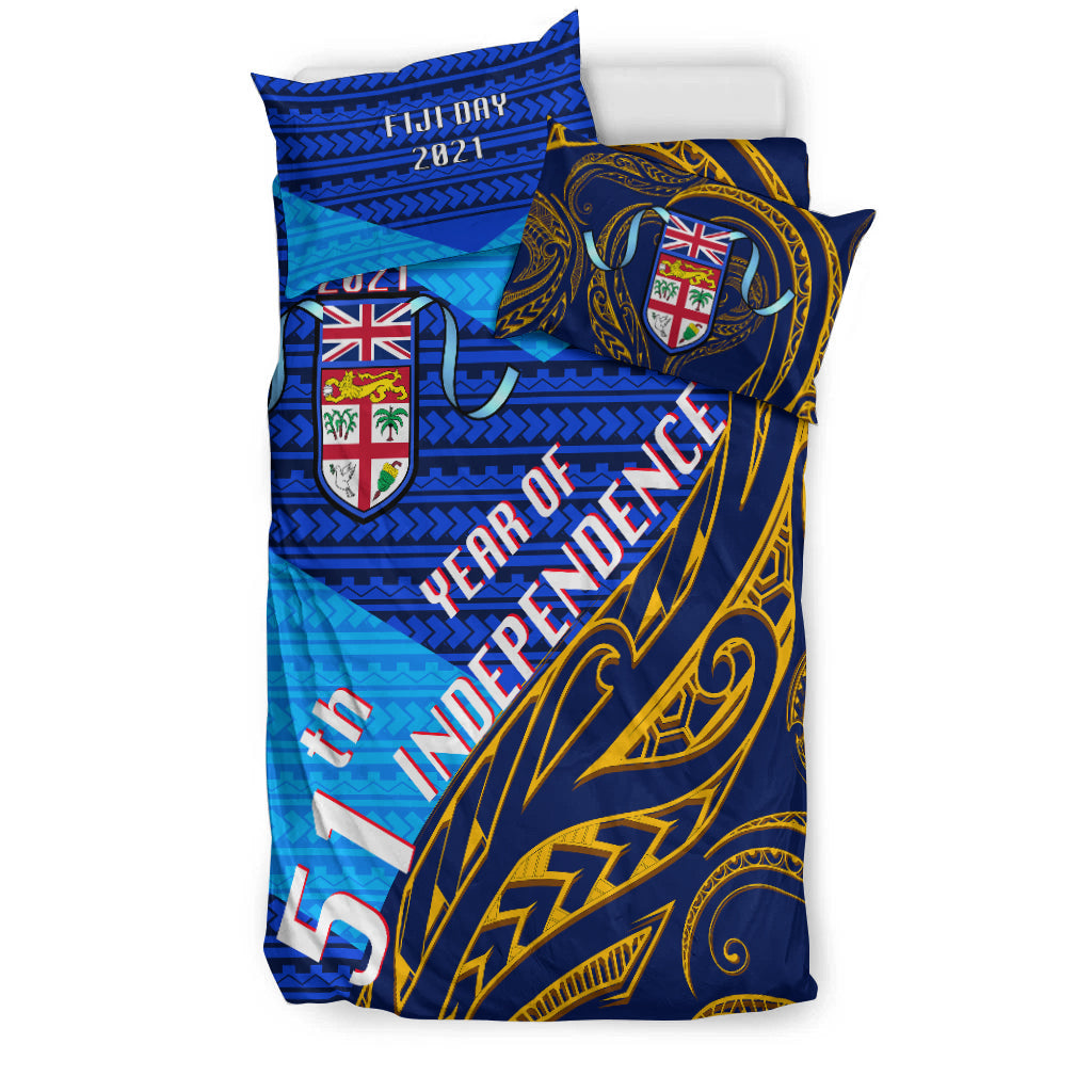 Fiji Day Beddings Set - 51th Year Of Independence - LT20 - Polynesian Pride