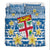 (Custom Personalised) Fiji Polynesian Bedding Set Fijian Tapa Pattern LT13 - Polynesian Pride