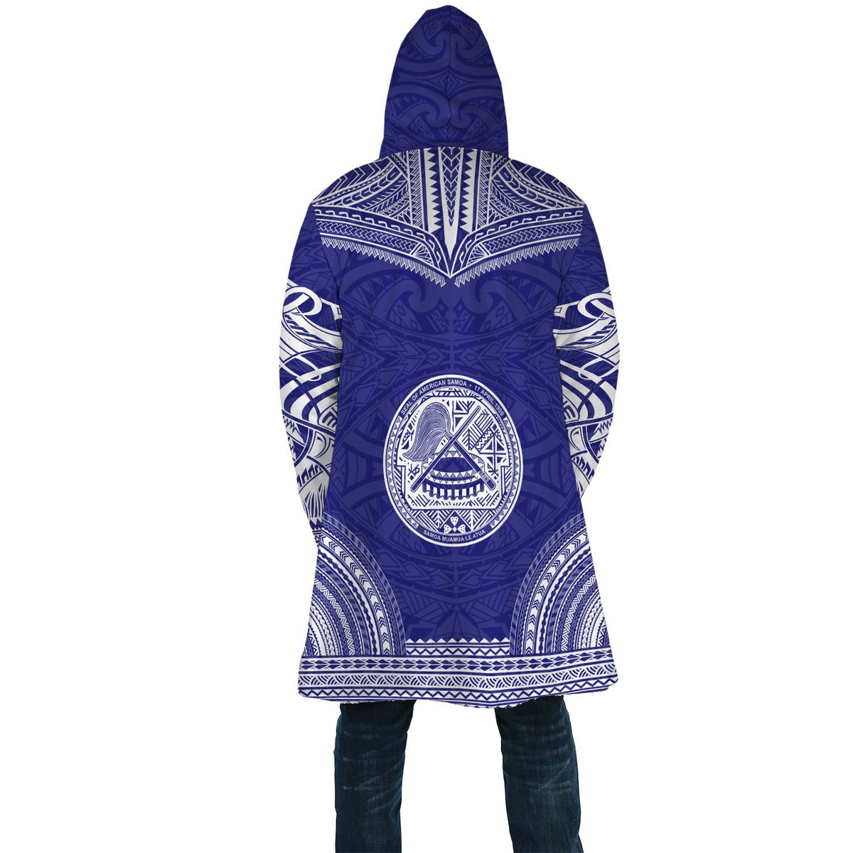 American Samoa Flag Polynesian Chief Cloak - Polynesian Pride