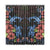Turtle And Shark With Hibiscus Window Curtain ( Two Piece) One Size 52"x108"(Two Piece) Black - Polynesian Pride