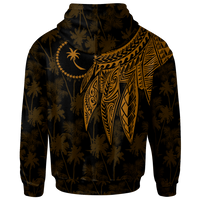 Chuuk Custom Hoodie Polynesian Wings (Golden) - Polynesian Pride