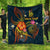 New Caledonia Polynesian Personalised Premium Quilt - Legend of New Caledonia (Blue) - Polynesian Pride