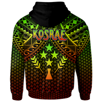 Polynesian Kosrae Hoodie Reggae Vintage Polynesian Patterns - Polynesian Pride