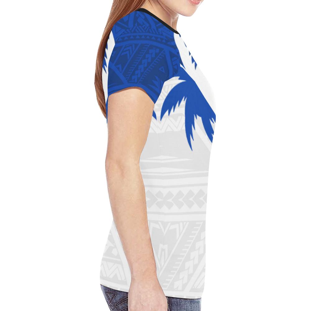 Pohnpei T Shirt Pohnpei FLag Coconut Tree K4 - Polynesian Pride