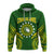 Custom Cook Islands Rugby Hoodie Tribal Pattern LT12 - Polynesian Pride