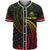 Federated States Of Micronesia Polynesian Custom Personalised Baseball Shirt - Reggae Tribal Wave Unisex Reggae - Polynesian Pride