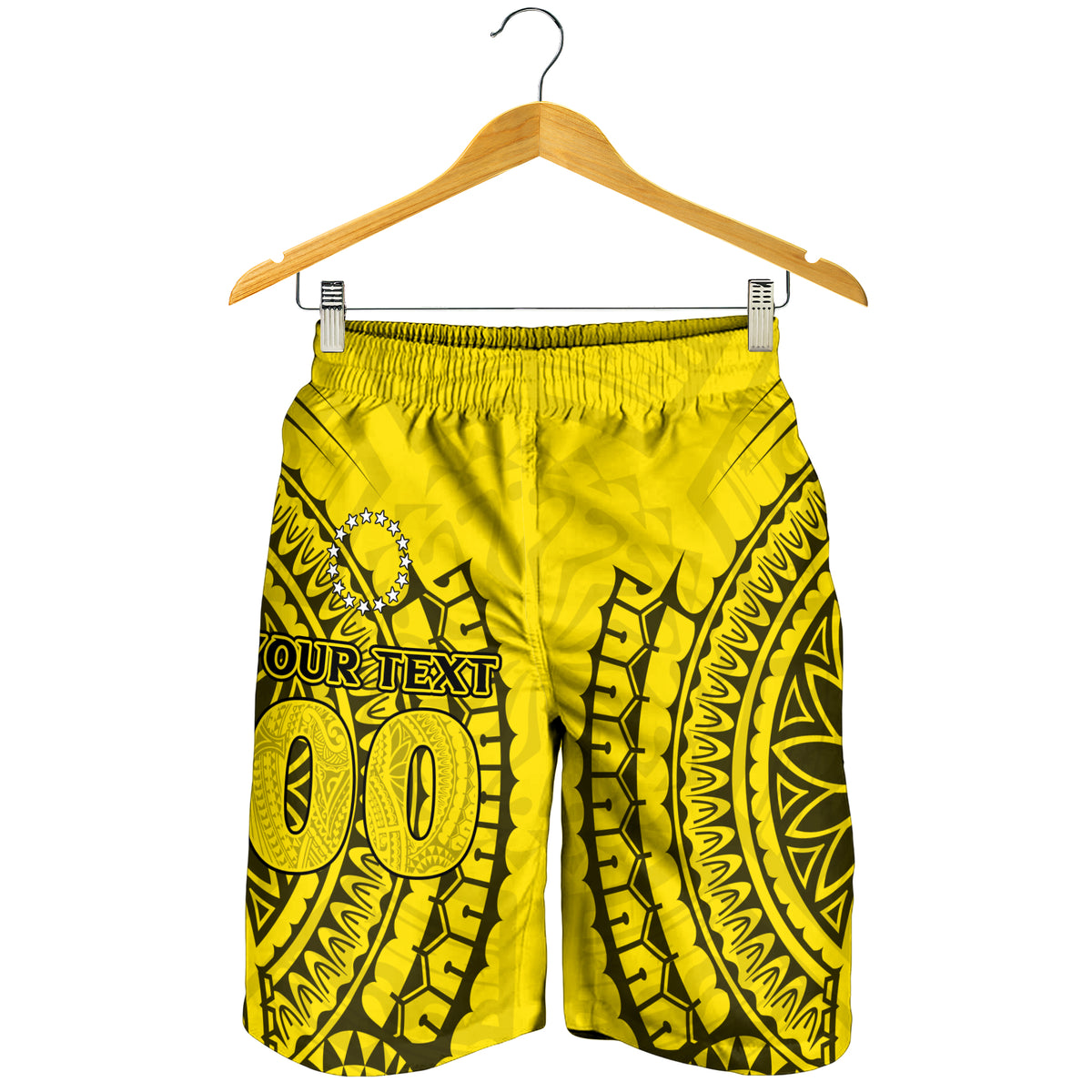 (Custom Personalised) Cook Islands Aitutaki Men Short - Tribal Pattern - LT12 - Polynesian Pride