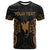 Papua New Guinea Polynesian Custom T Shirt PNG Spirit Gold Unisex Gold - Polynesian Pride