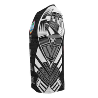 Guam T Shirt Guam Coat of Arms Polynesian Tattoo Style - Polynesian Pride