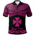 Wallis and Futuna Custom Polo Shirt Polynesian Tattoo Pink Version Unisex Pink - Polynesian Pride