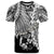 Tonga Polynesian Custom T Shirt Tribal Wave Tattoo White Unisex White - Polynesian Pride