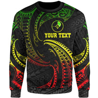 Yap Polynesian Custom Personalised Sweater - Reggae Tribal Wave Unisex Reggae - Polynesian Pride