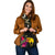 Papua New Guinea Shoulder Handbag - Hibiscus Polynesian Pattern - Polynesian Pride