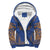 Marshall Islands Sherpa Hoodie - Polynesian Chief Flag Version Blue - Polynesian Pride