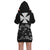 Wallis and Futuna Hoodie Dress - Wallis and Futuna Coat Of Arms Hibiscus Special 2 - Polynesian Pride