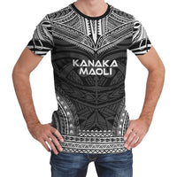 Polynesian Unisex T Shirt Kanaka Maoli Polynesian Chief Black Version Unisex Black - Polynesian Pride